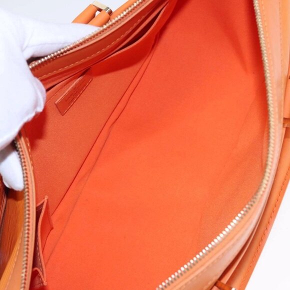 LOUIS VUITTON Epi Danura GM Hand Bag Orange Mandarin - Picture 9 of 16
